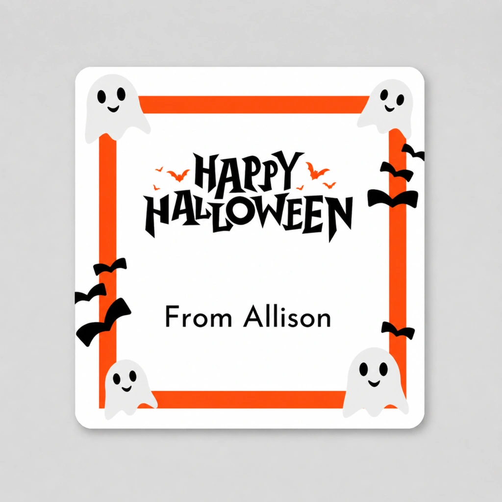 Custom Printed Square Stickers